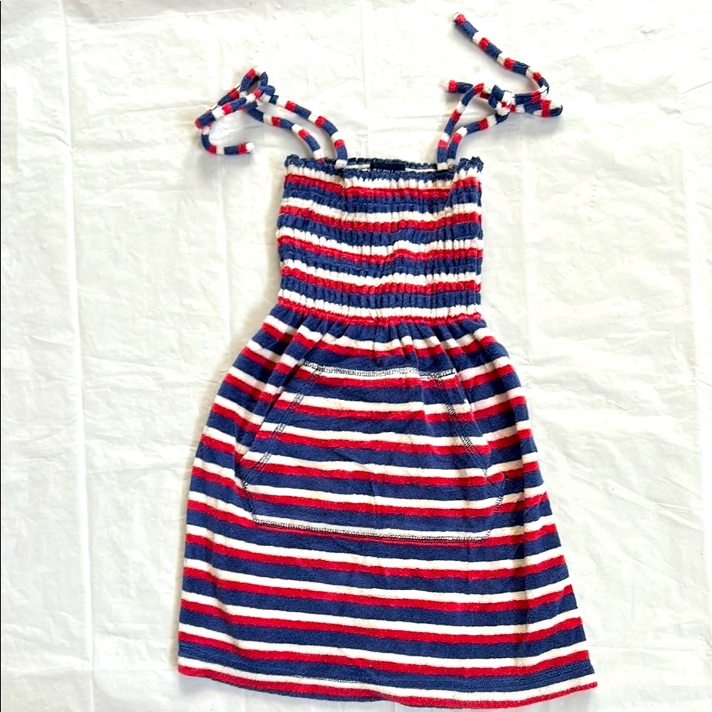 Polo by Ralph Lauren Kids Striped Dress - Blue, Red, White
